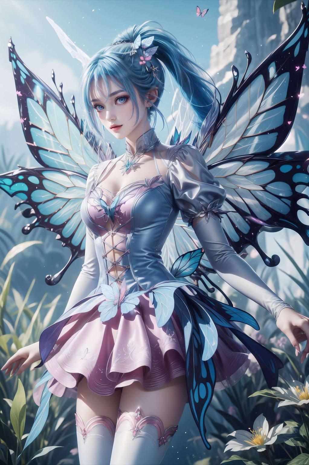 唐舞桐裸身高清壁纸：ai绘画角色笑容素材免费分享