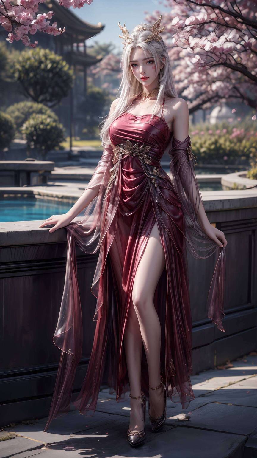 云上壁纸天狐仙子高清ai国漫免费壁纸分享苹果桌面主题-皮皮兔动漫