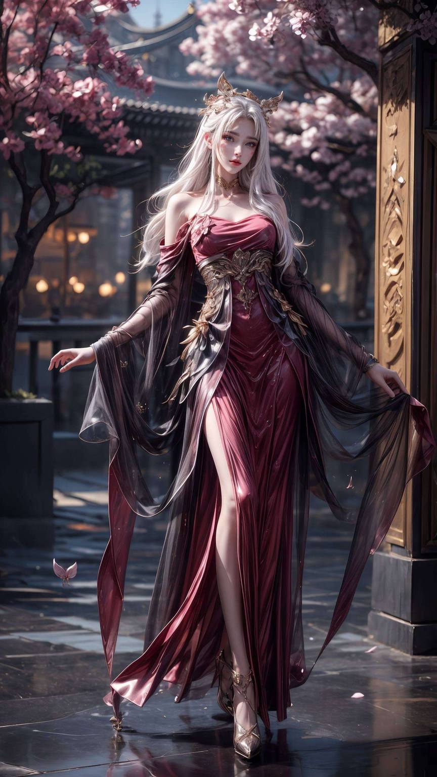 云上壁纸天狐仙子高清ai国漫免费壁纸分享苹果桌面主题