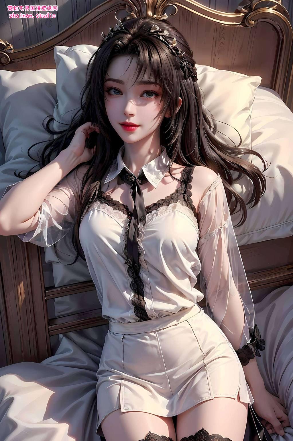 云上壁纸天狐仙子高清ai国漫免费壁纸分享苹果桌面主题