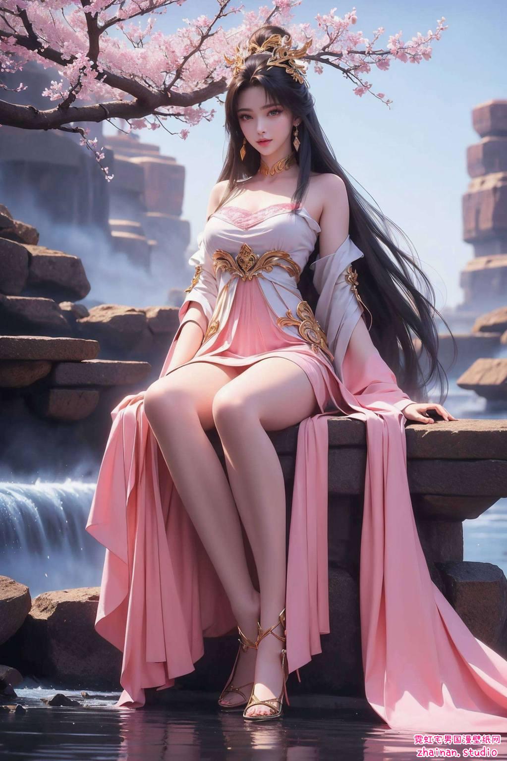 云上壁纸天狐仙子高清ai国漫免费壁纸分享苹果桌面主题