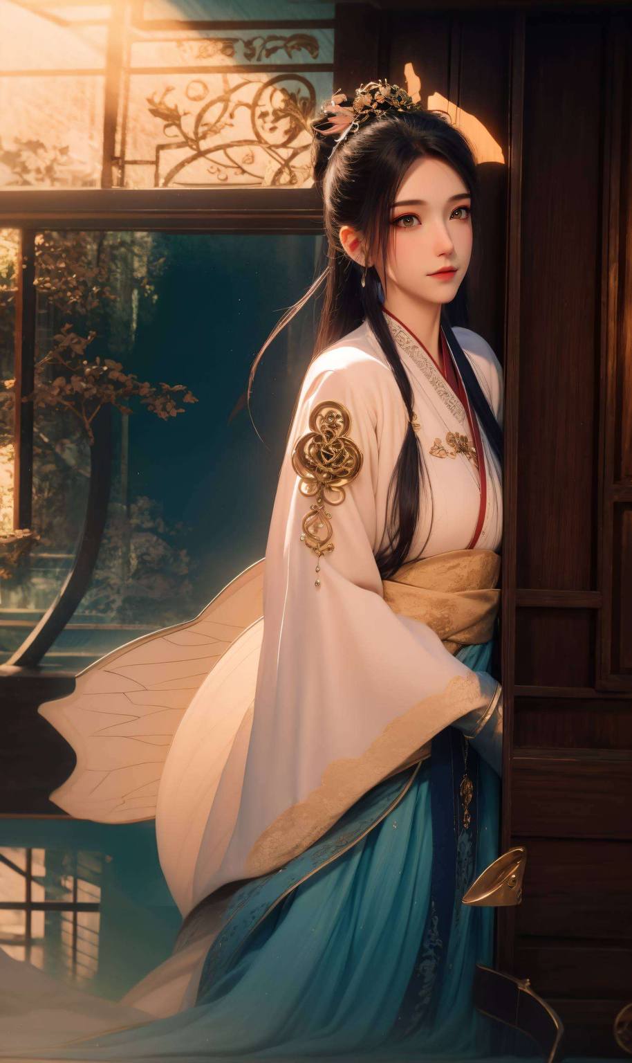 南宫夕儿精美AI绘画国漫女主免费PC背景图片