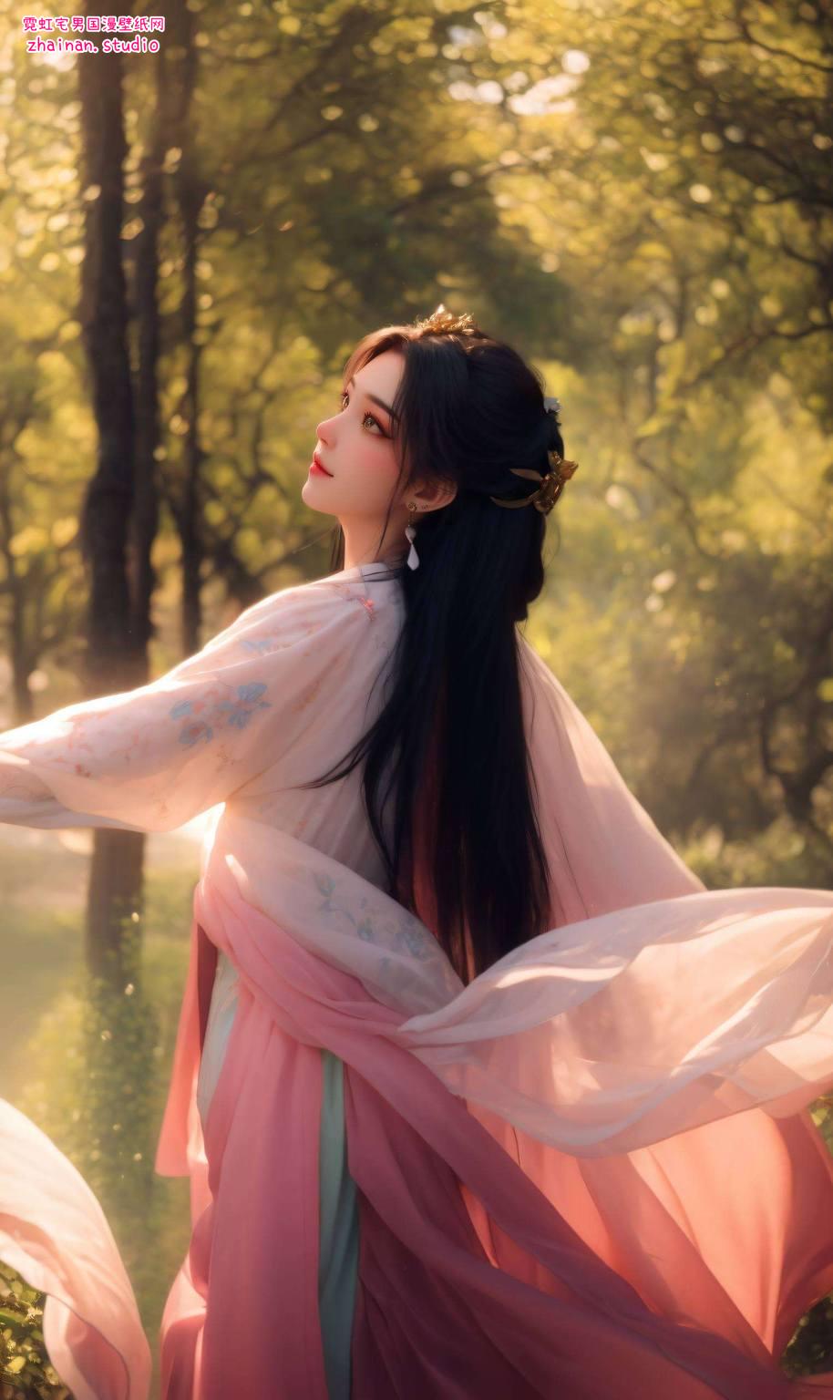 南宫夕儿精美AI绘画国漫女主免费PC背景图片