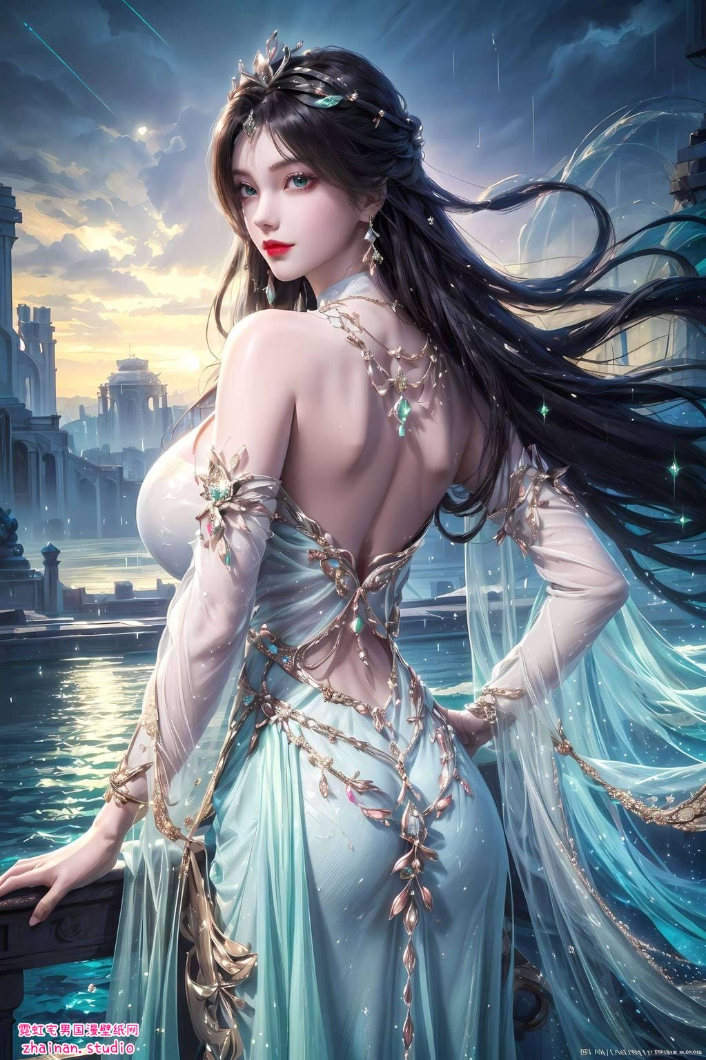 柳神壁纸高清同人：超精致国漫女生AI免费壁纸合集iPhone背景图片