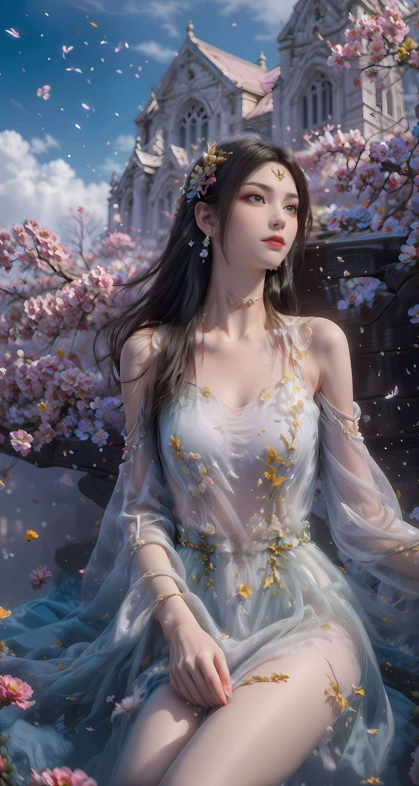 精美AI绘画国漫女主精细角色平板最美壁纸：斗破美杜莎壁纸真人高清