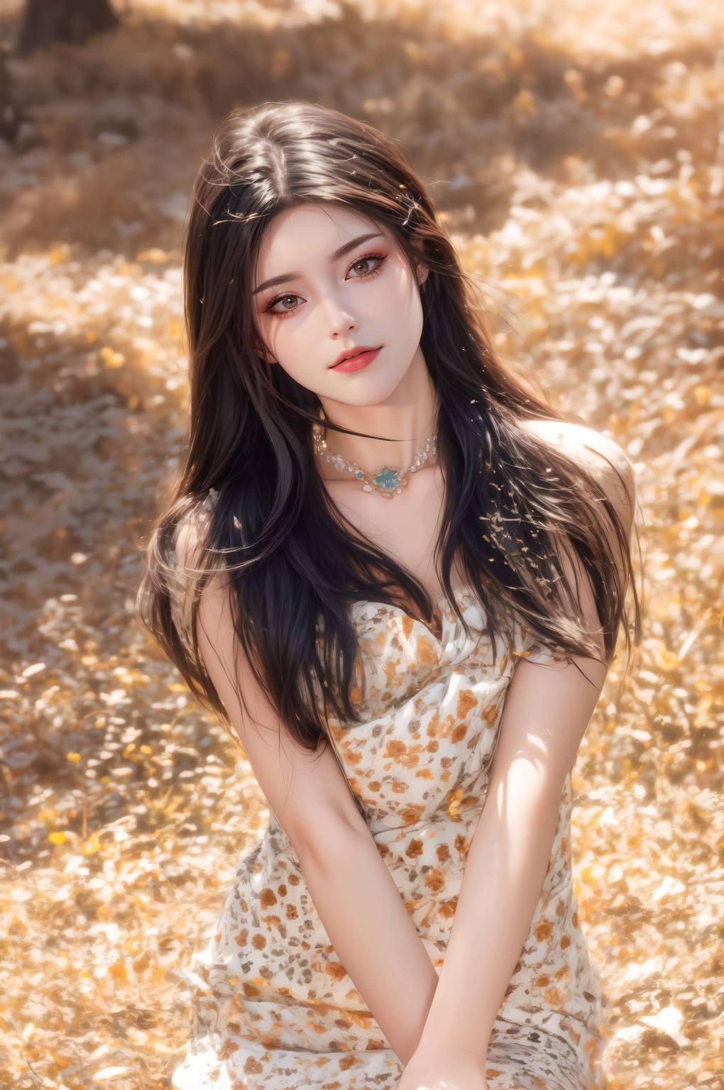 精美AI绘画国漫女主精细角色平板最美壁纸：斗破美杜莎壁纸真人高清