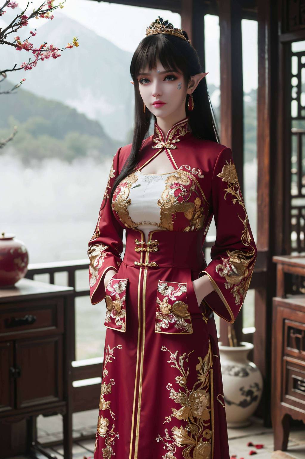 国漫女神凤清儿图集：护眼古风壁纸精选-皮皮兔动漫