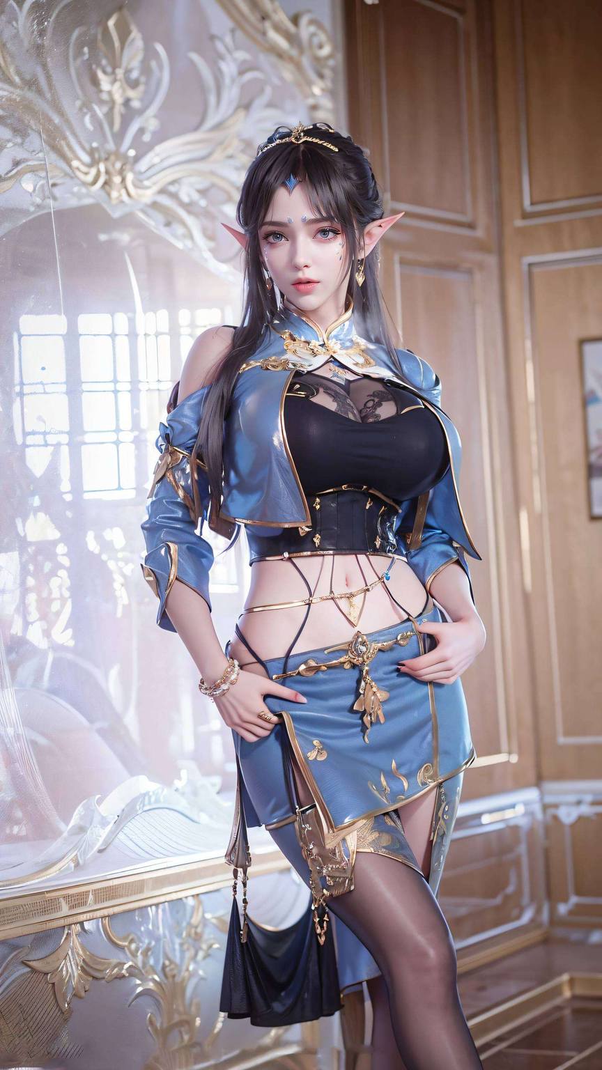 国漫女神凤清儿图集：护眼古风壁纸精选