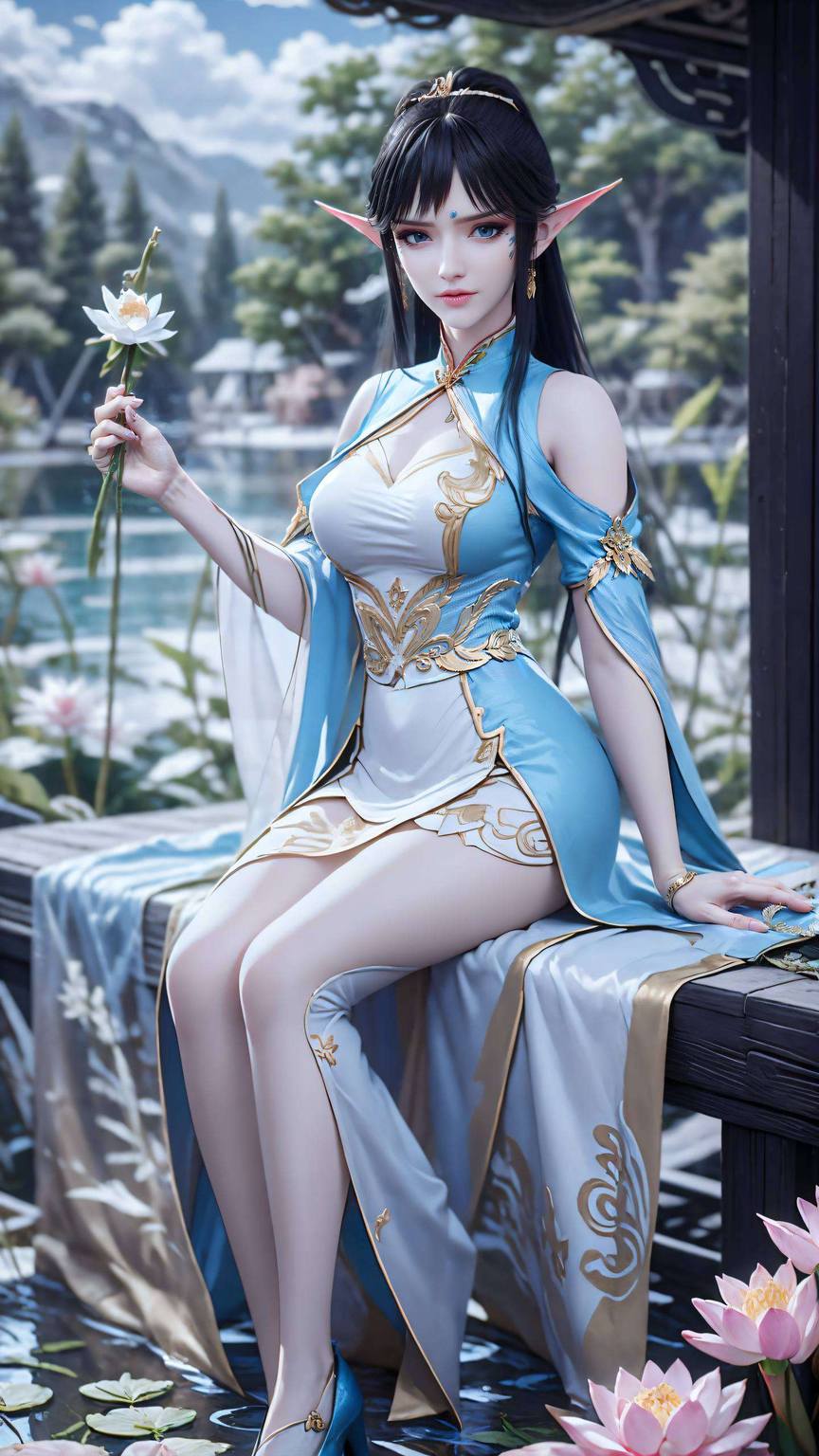 国漫女神凤清儿图集：护眼古风壁纸精选