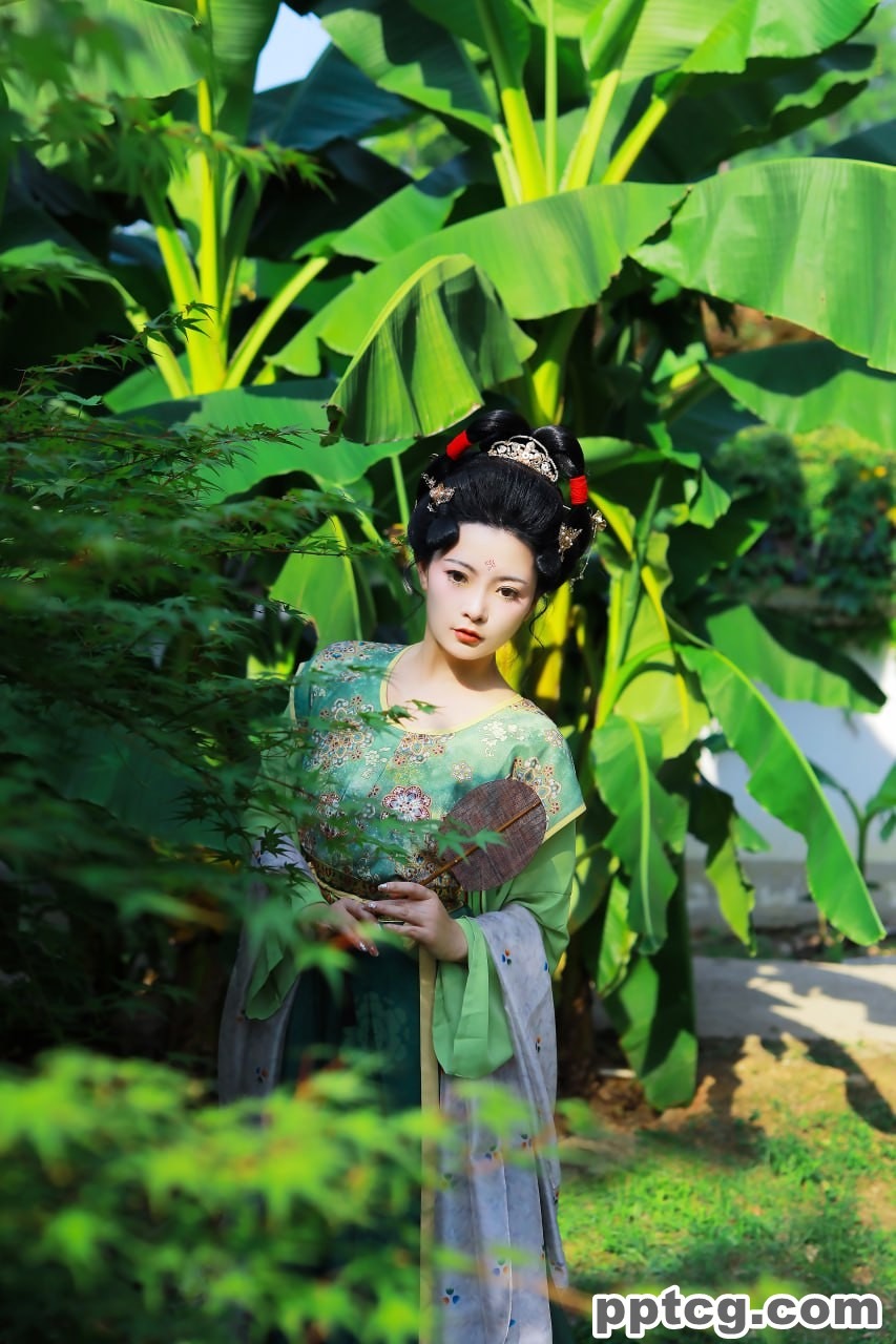 猫子 绿萝裙