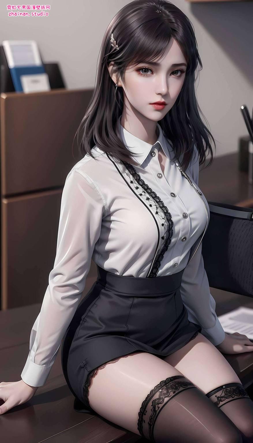 徐欣女神60帧超精致国漫女生ai护眼壁纸iphone桌面装饰图