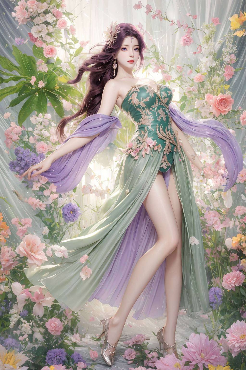 震撼免费壁纸秀：安卓动画壁纸中的动漫女神云曦