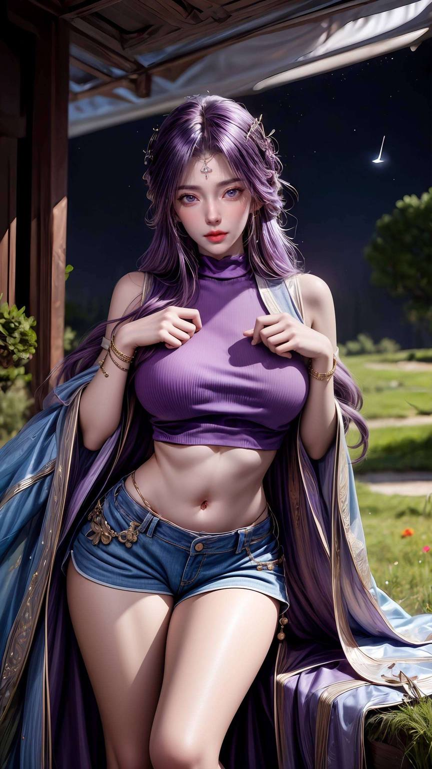 震撼免费壁纸秀：安卓动画壁纸中的动漫女神云曦