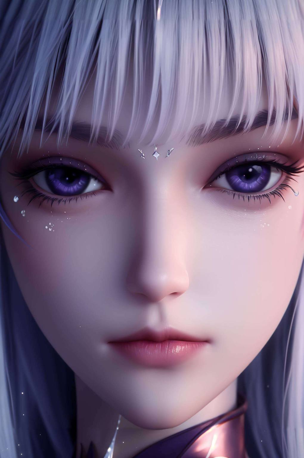 圣采儿正脸高清2k国漫女主护眼宽屏壁纸