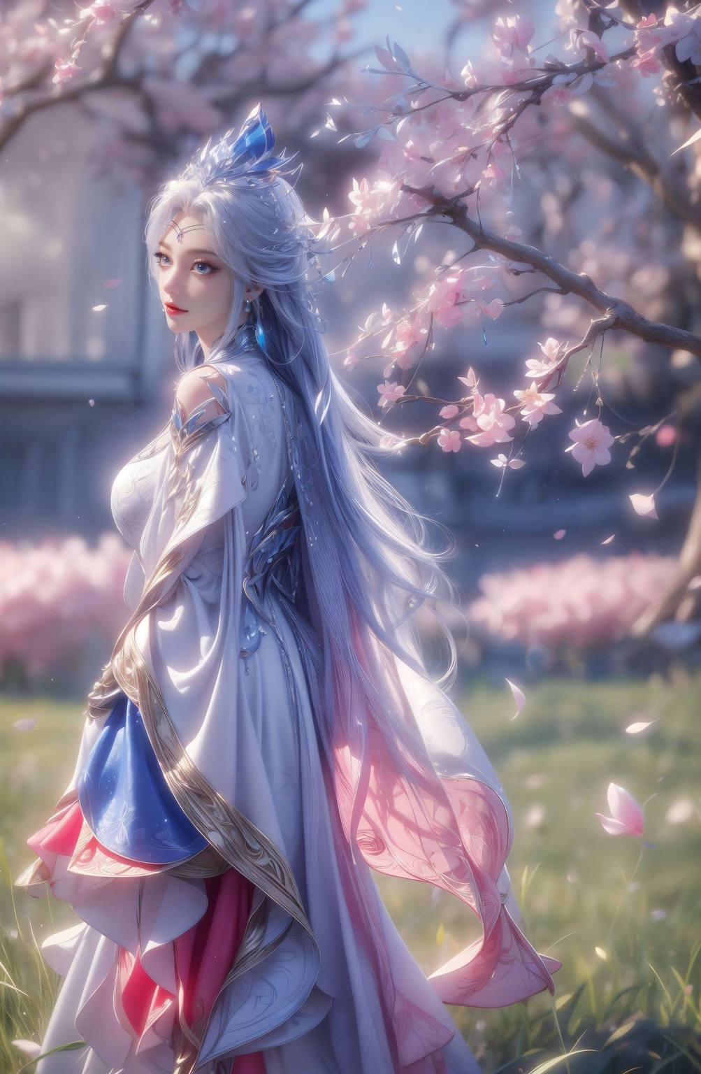 宁雨蝶的身材到底有多好:超高清国漫女生AI免费壁纸下载电脑简洁壁纸