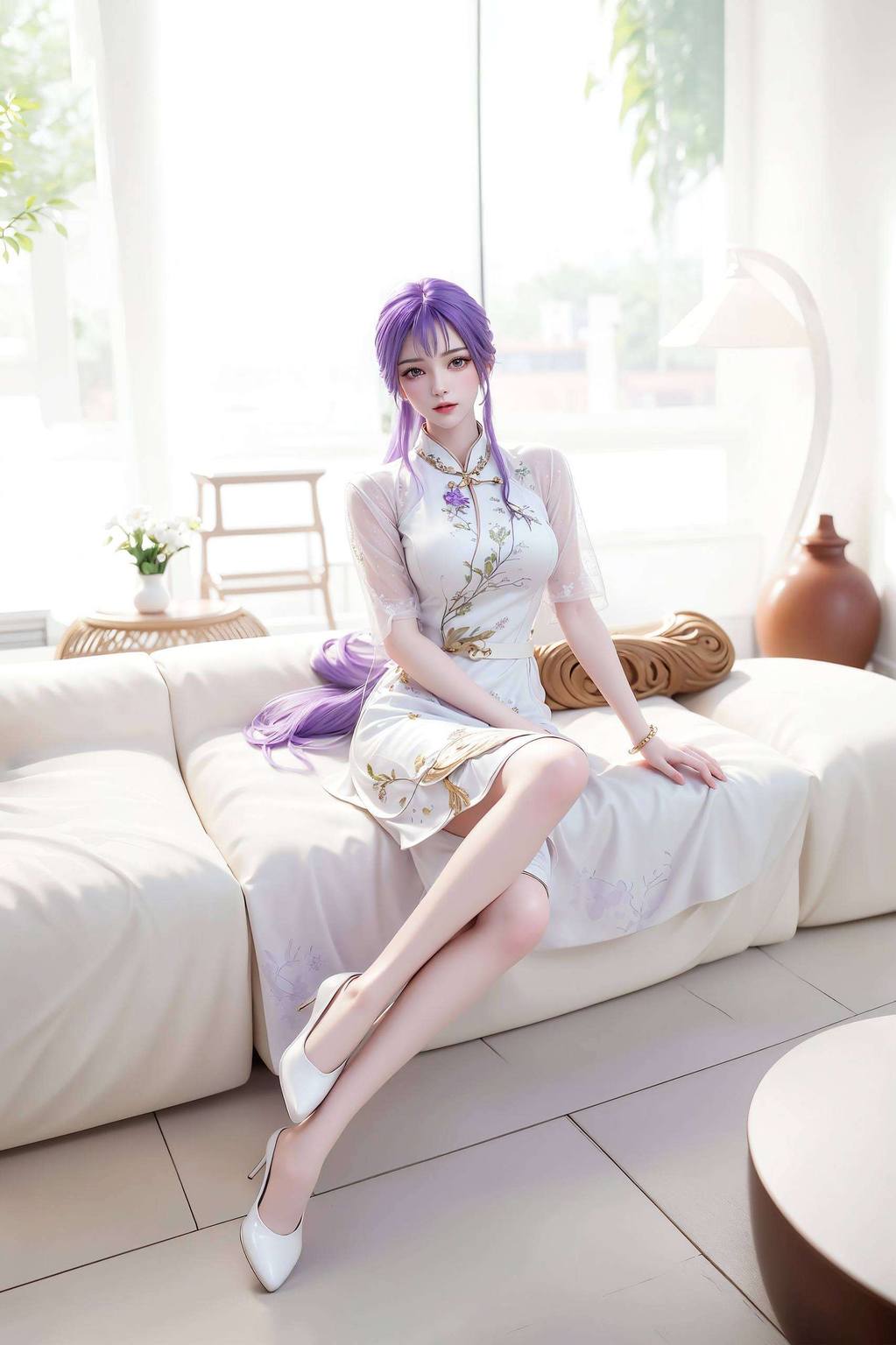 天穹4k超清手机壁纸：ai绘画人物动作参考图免费合集iphone古香古色-皮皮兔动漫