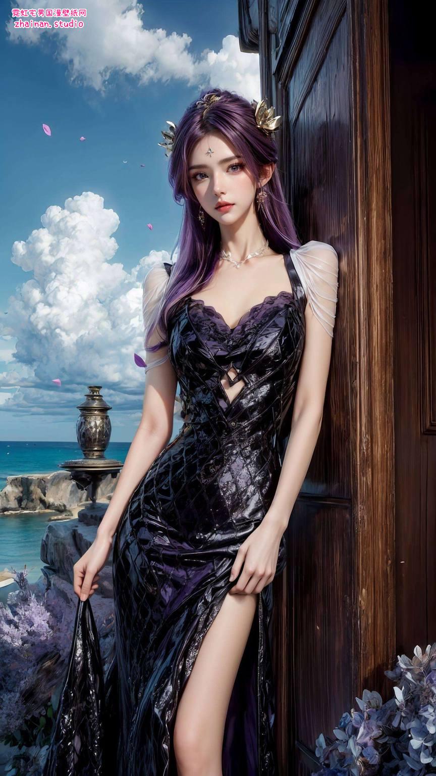 天穹4k超清手机壁纸：ai绘画人物动作参考图免费合集iphone古香古色