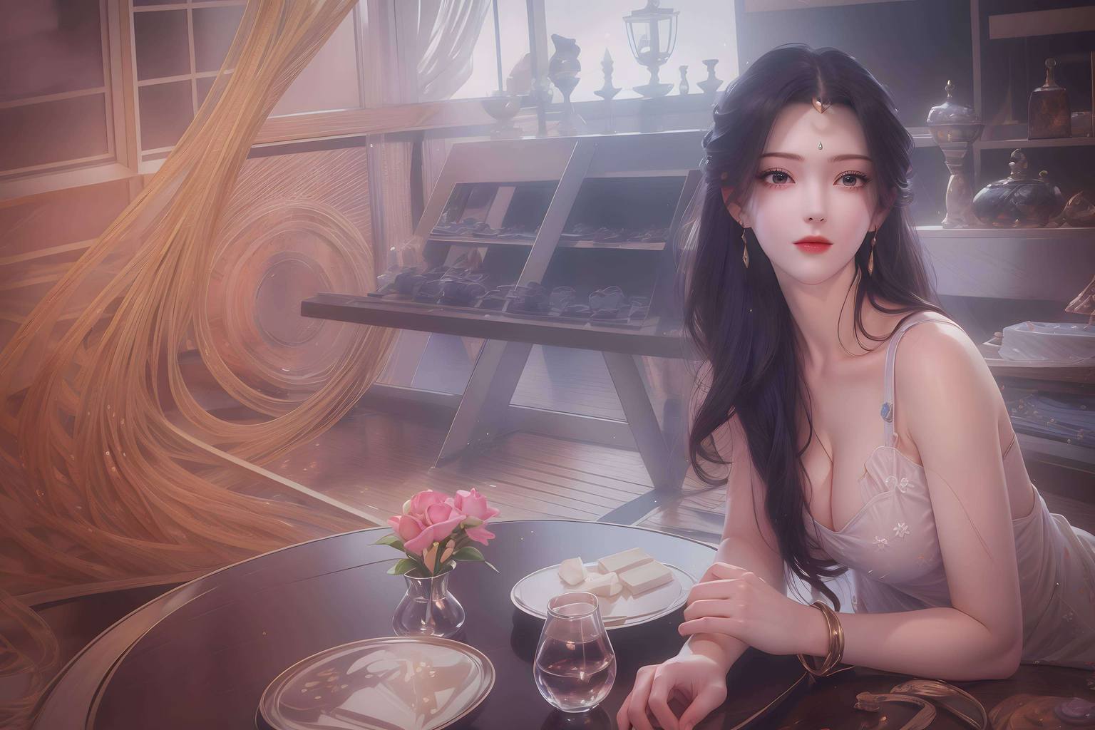 柳神81集高分辨率国漫女生AI免费壁纸下载手机桌面主题-皮皮兔动漫