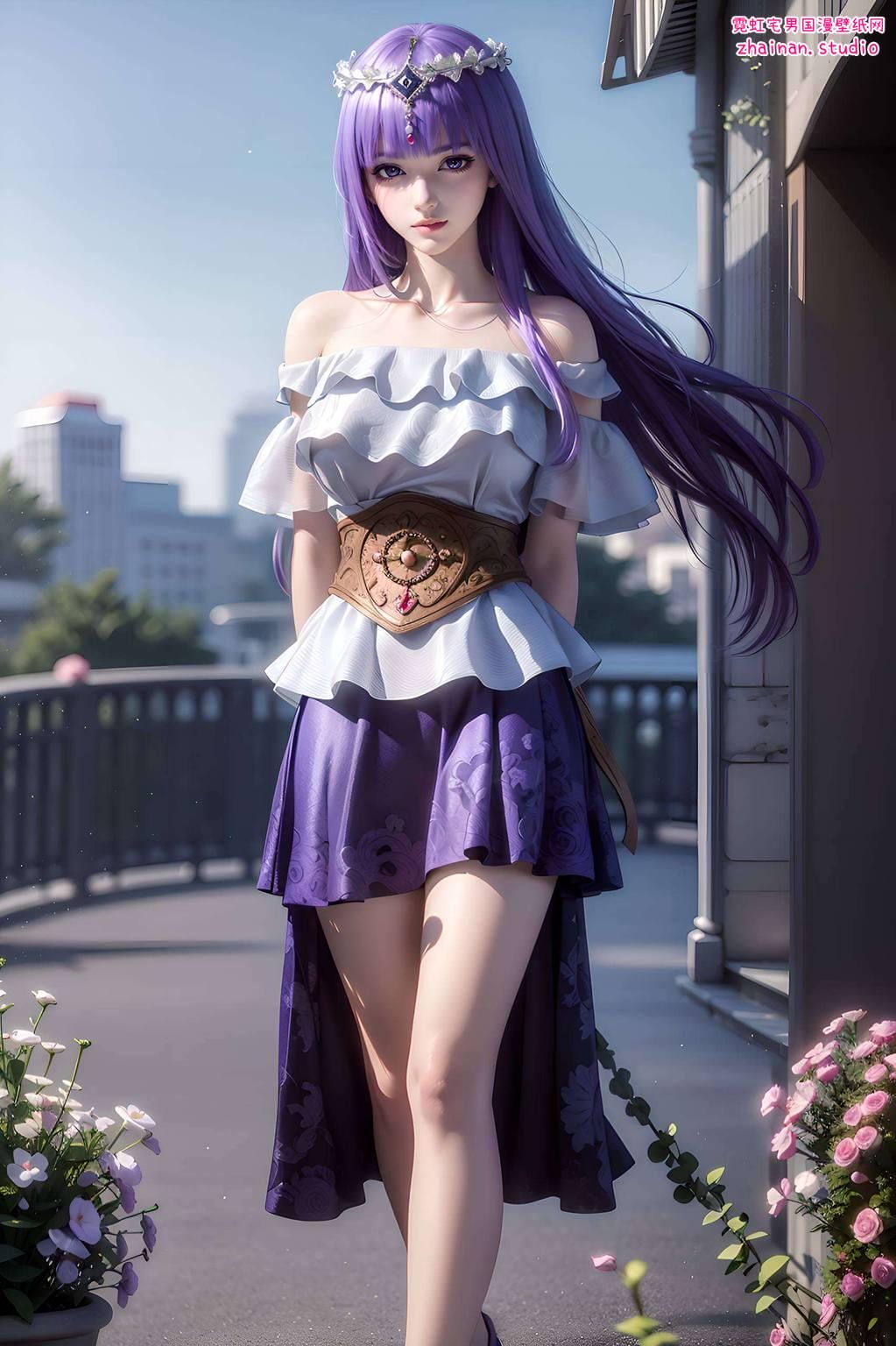 超清晰AI绘画国漫女主少司命护眼壁纸iPad横屏背景