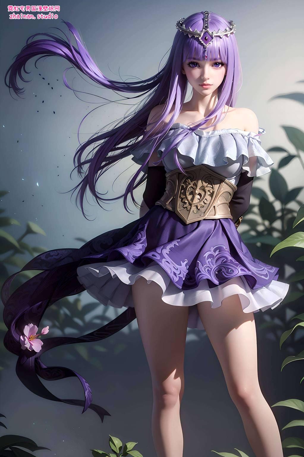 超清晰AI绘画国漫女主少司命护眼壁纸iPad横屏背景