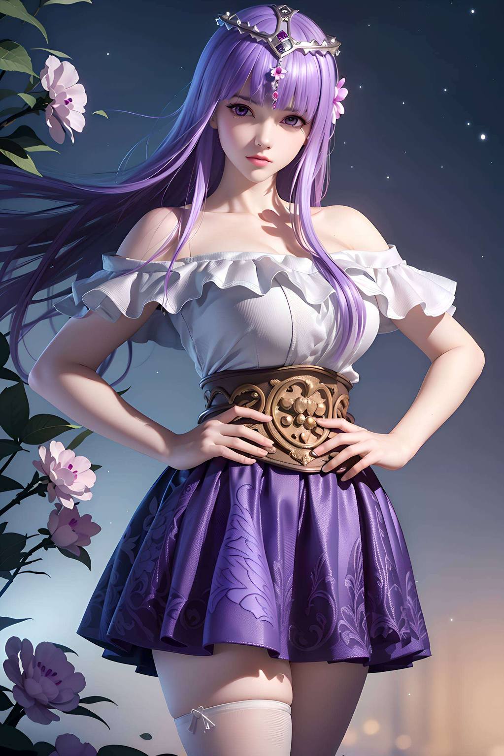 超清晰AI绘画国漫女主少司命护眼壁纸iPad横屏背景