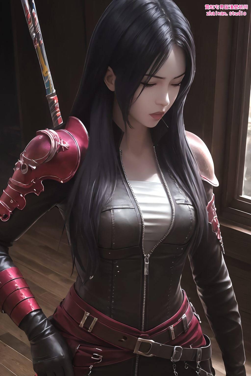 灵笼碎星超清4k动态壁纸全屏ai绘画动作素材免费下载平板简洁设计