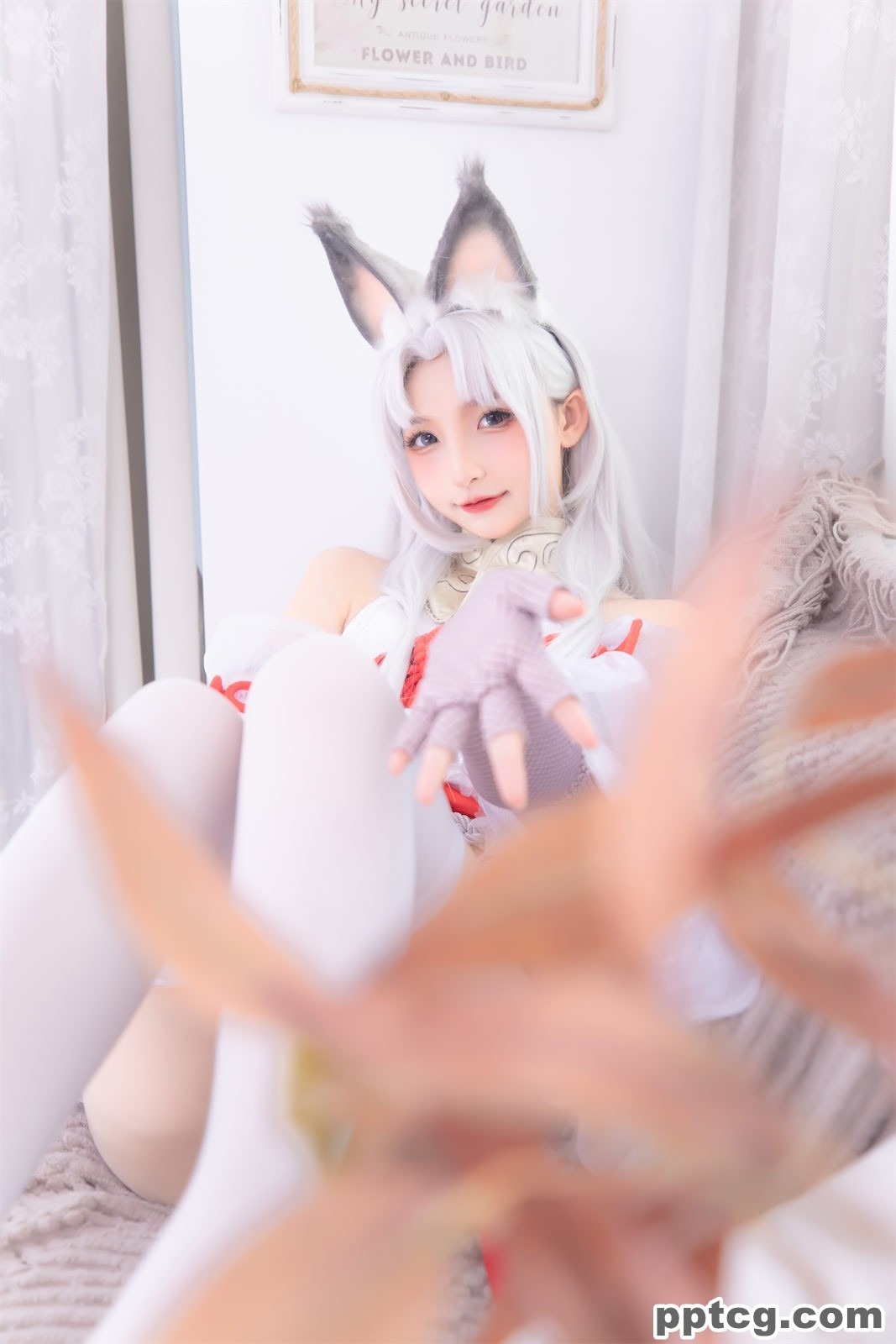 神楽坂真冬 白丝胡桃