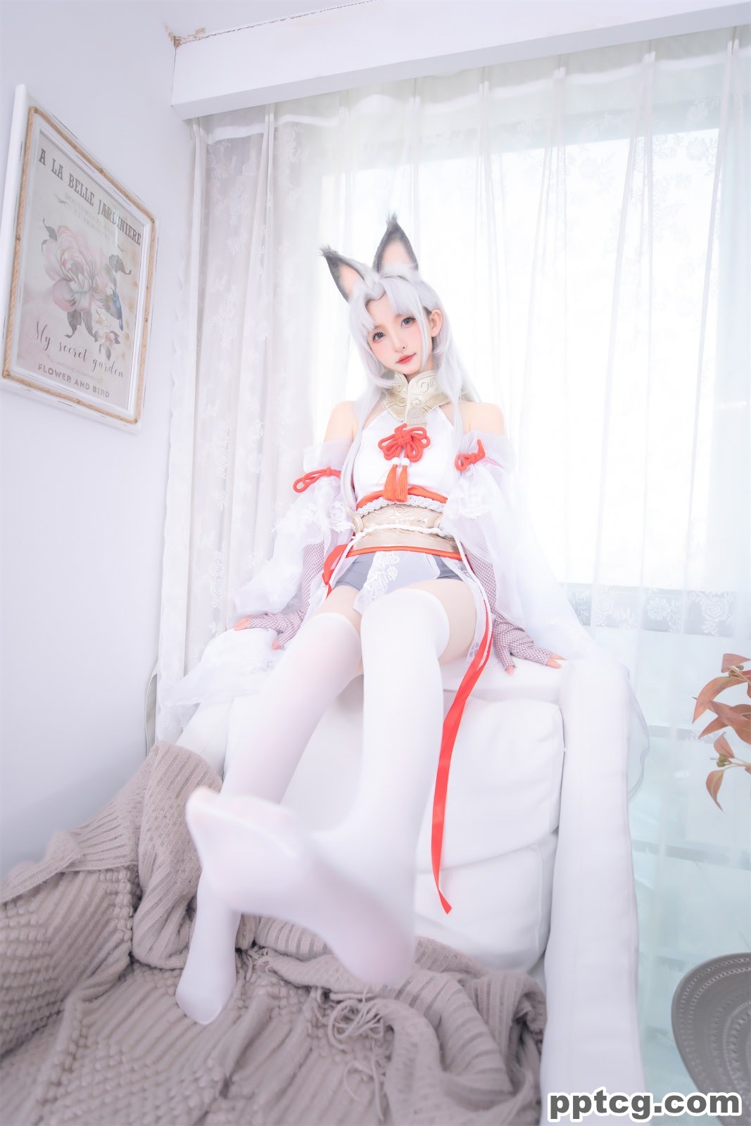 神楽坂真冬 白丝胡桃