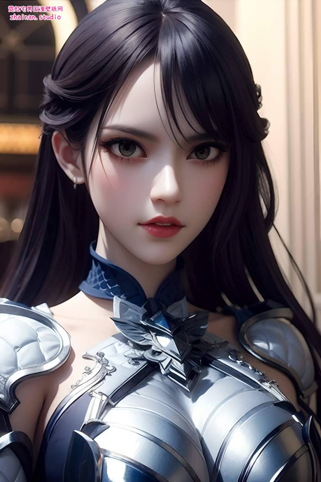 怎么独孤雁照片设置成电脑壁纸：ai绘画人物微笑素材完美像素pc粉色-皮皮兔动漫