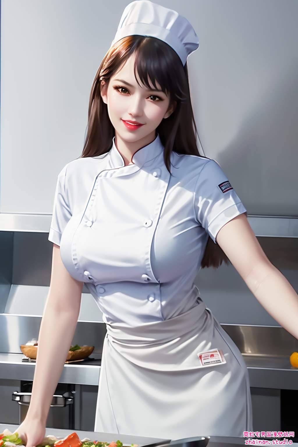 怎么独孤雁照片设置成电脑壁纸：ai绘画人物微笑素材完美像素pc粉色