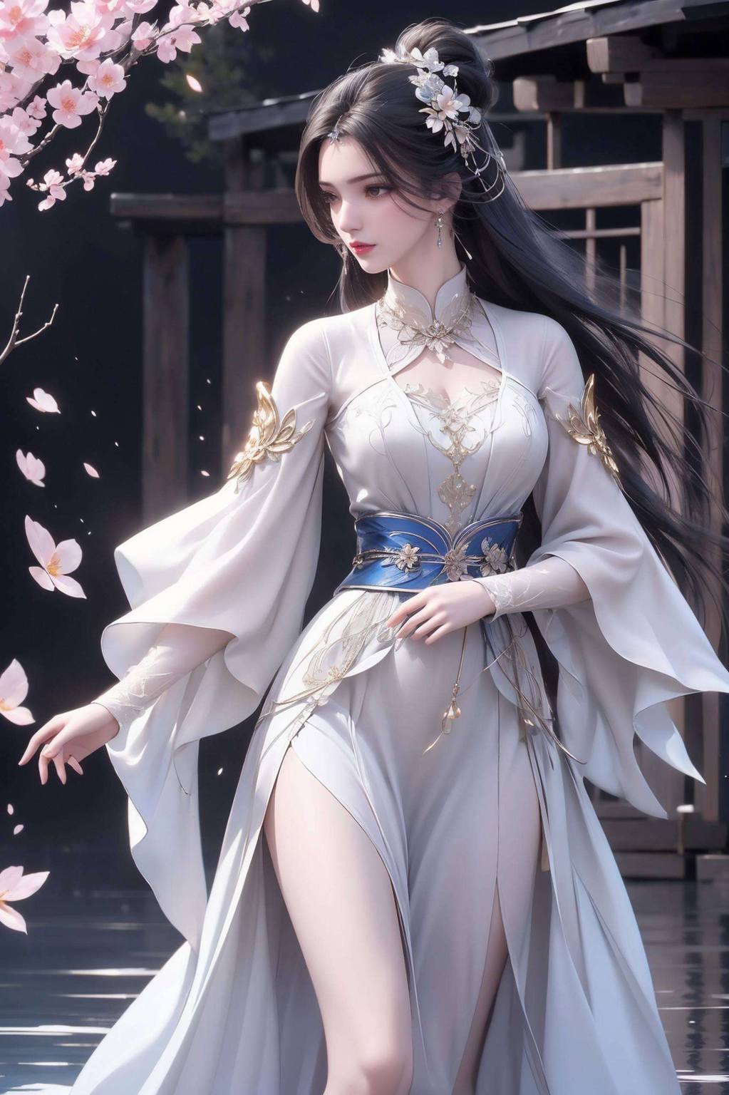 李慕婉电脑壁纸：精美AI绘画国漫女主免费合集iPhone古风漫画-皮皮兔动漫