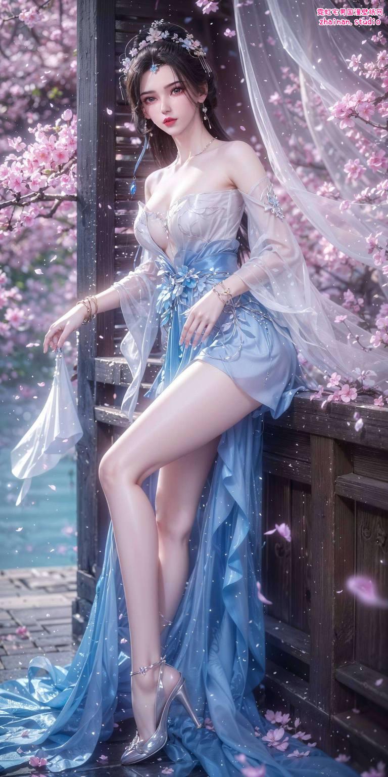 李慕婉电脑壁纸：精美AI绘画国漫女主免费合集iPhone古风漫画