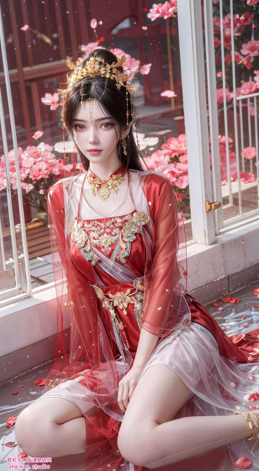 李慕婉壁纸无水印抢婚ai绘画角色体态素材免费下载