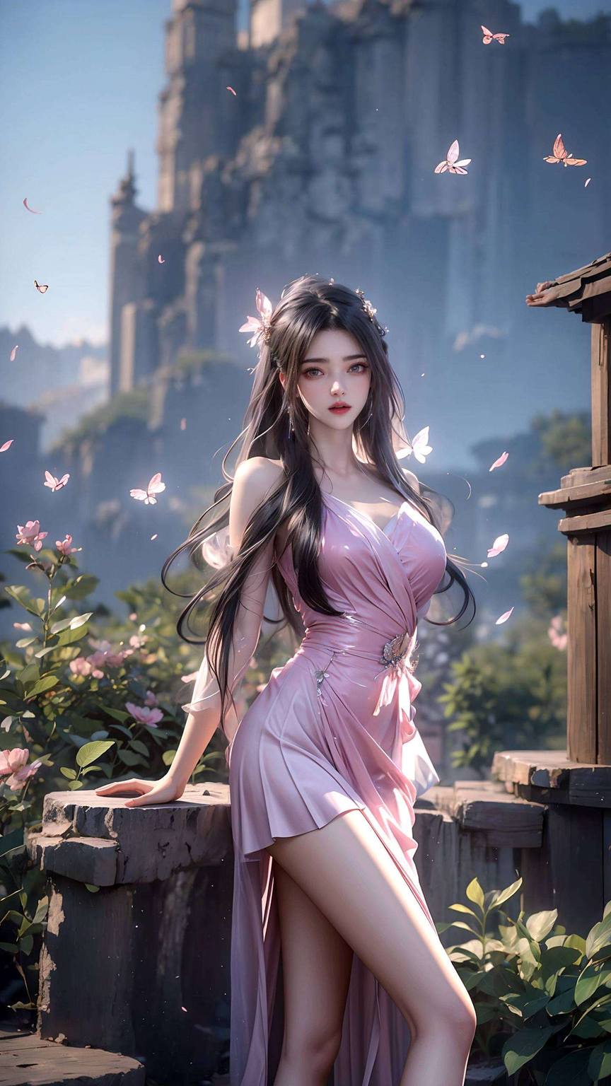 李慕婉壁纸无水印抢婚ai绘画角色体态素材免费下载