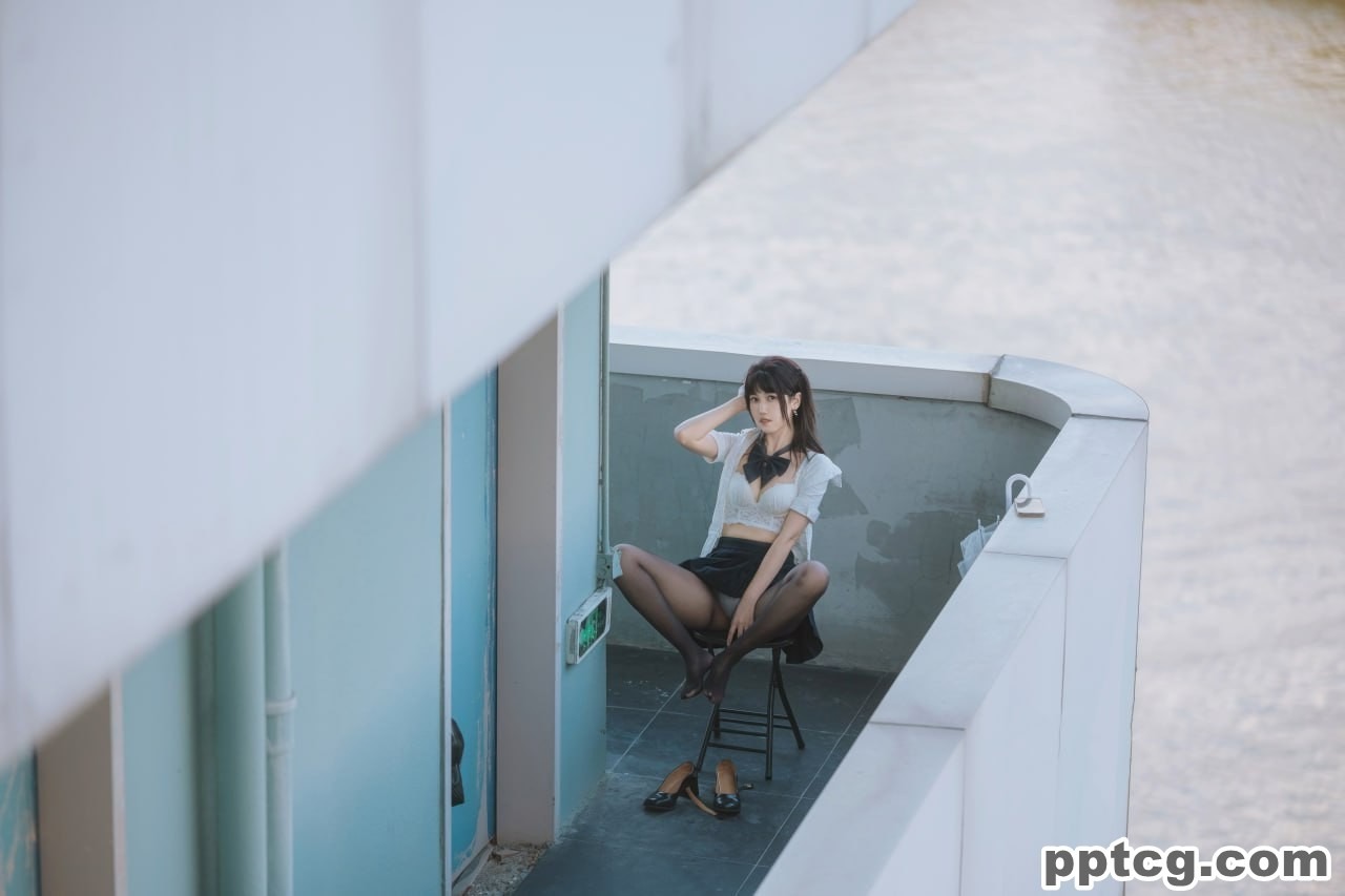 不呆猫 JK  学妹 户外