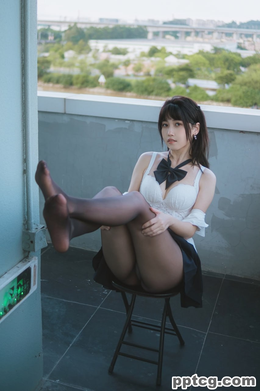 不呆猫 JK  学妹 户外