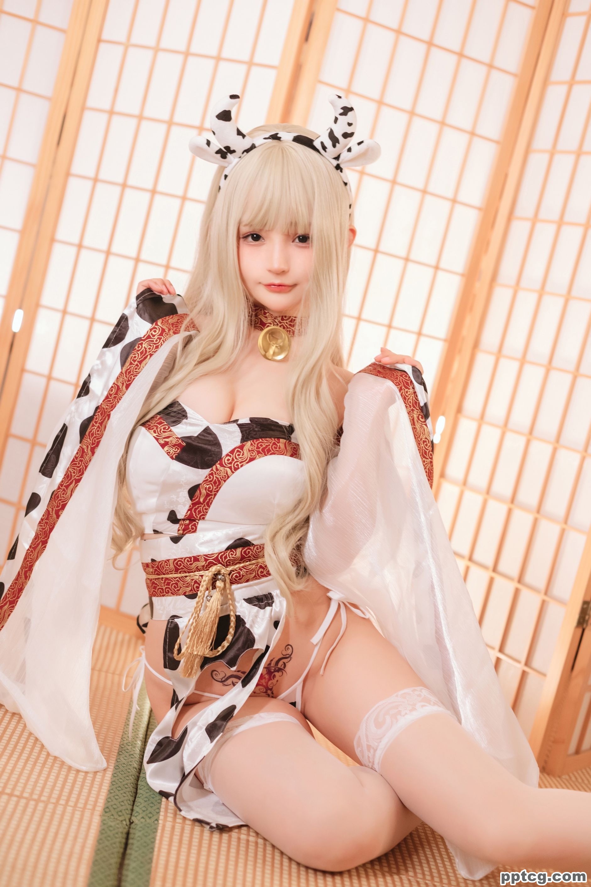 桜井宁宁 牛牛子和服