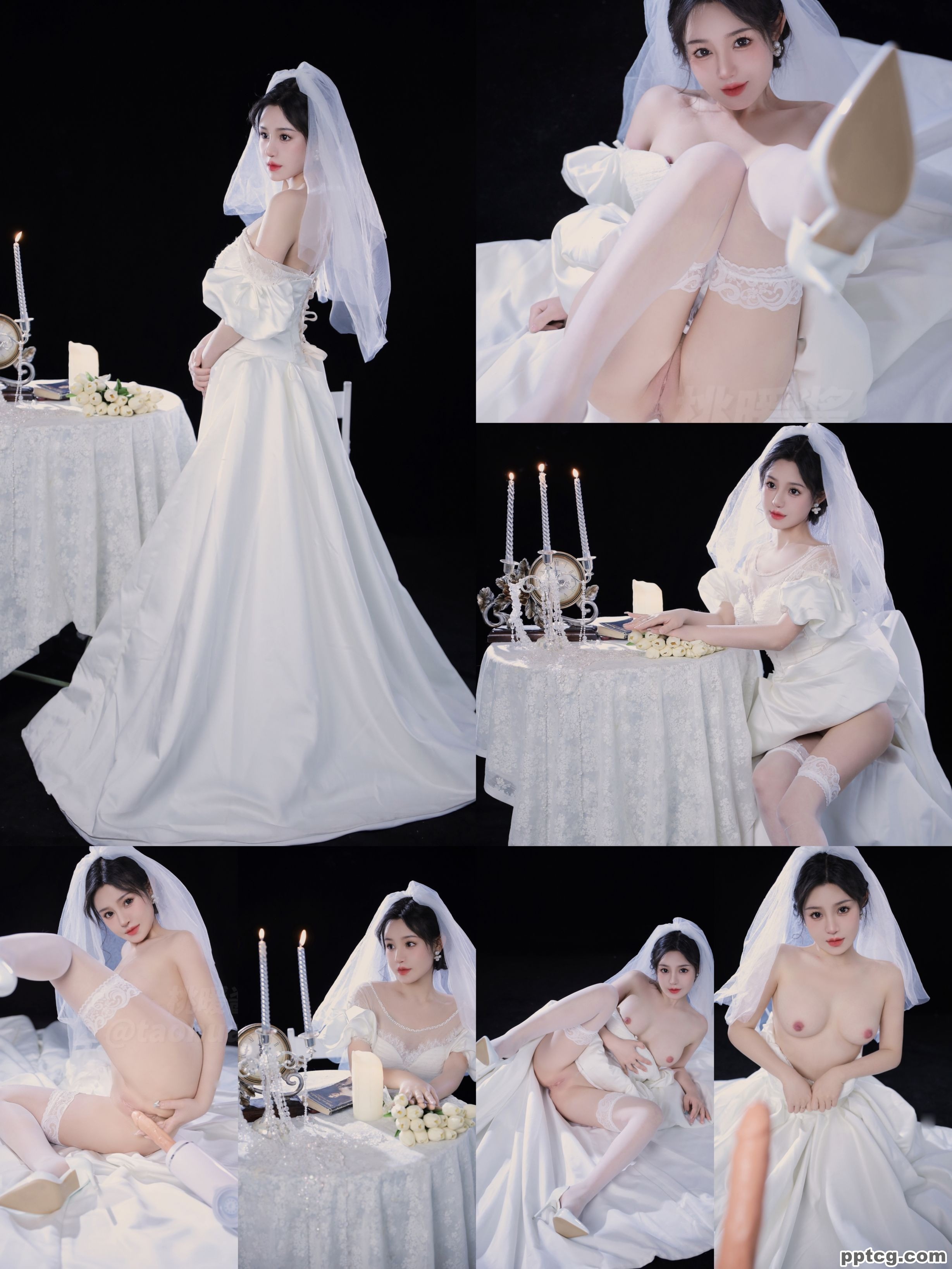 桃暖酱 婚纱