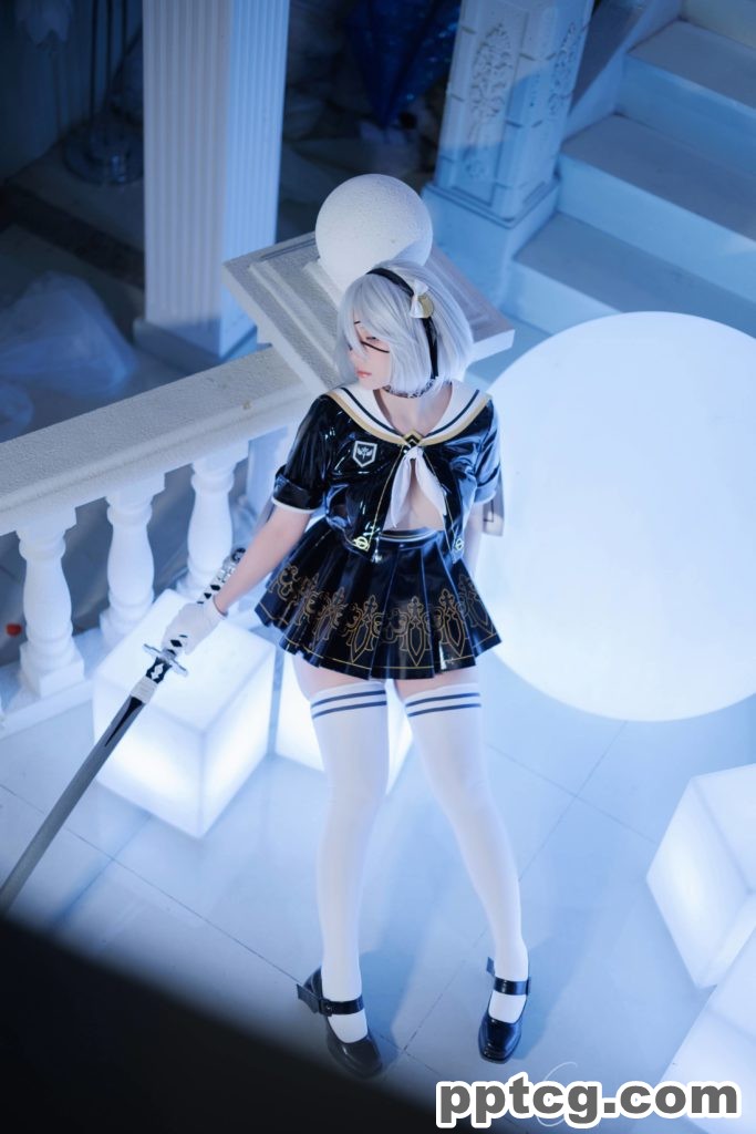 Cien 2B JK School Uniform  NieR  Automata