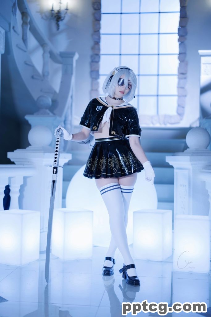Cien 2B JK School Uniform  NieR  Automata