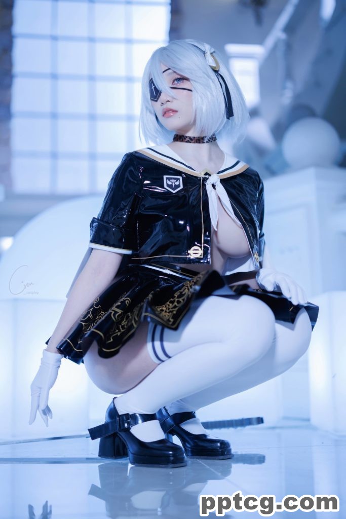 Cien 2B JK School Uniform  NieR  Automata