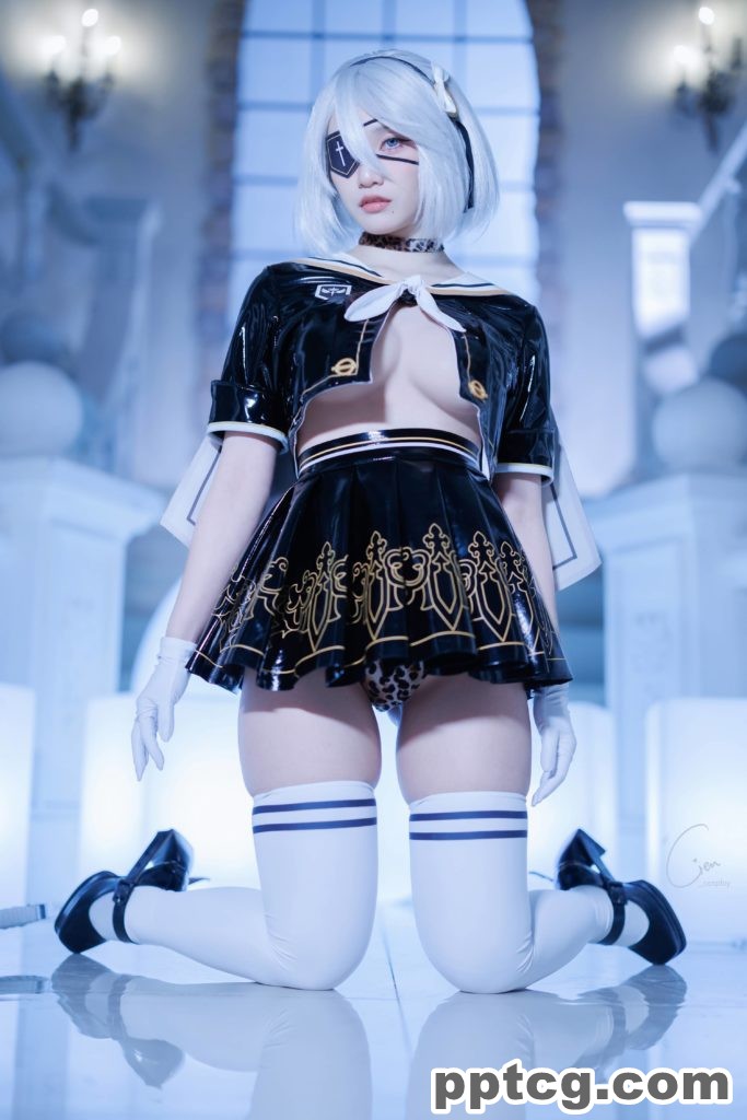 Cien 2B JK School Uniform  NieR  Automata