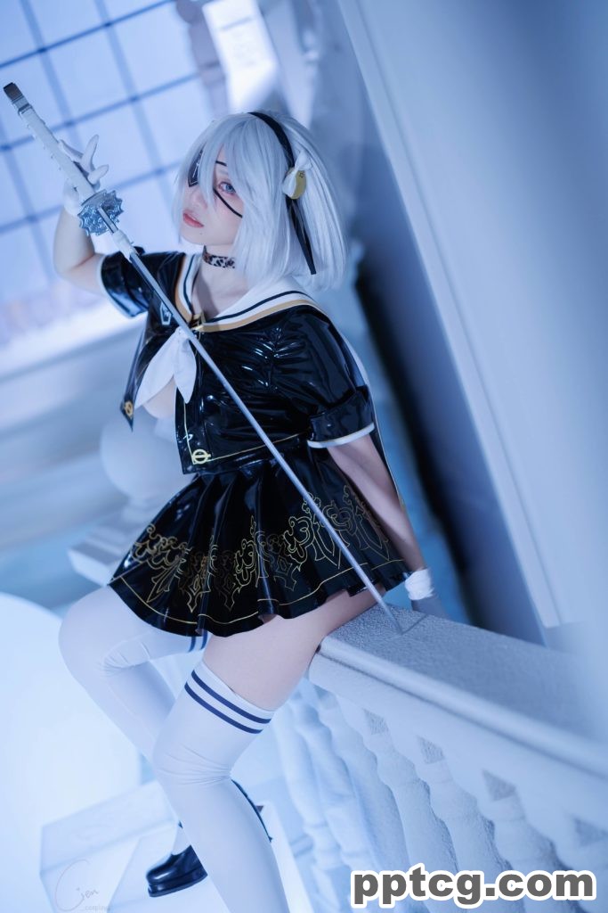 Cien 2B JK School Uniform  NieR  Automata