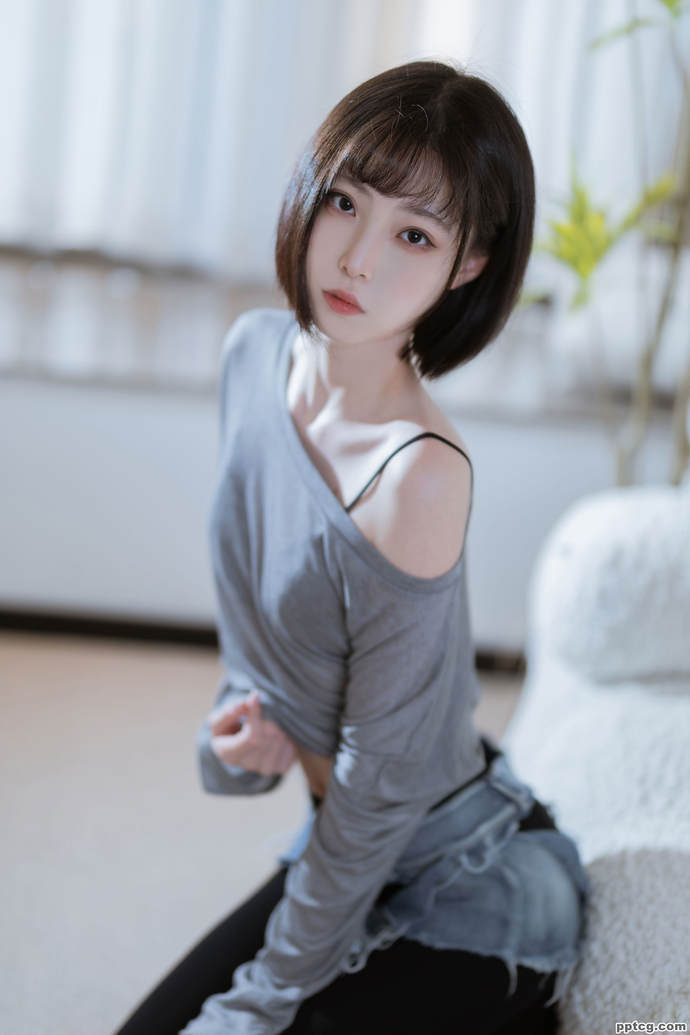 许岚LAN 半透毛衣