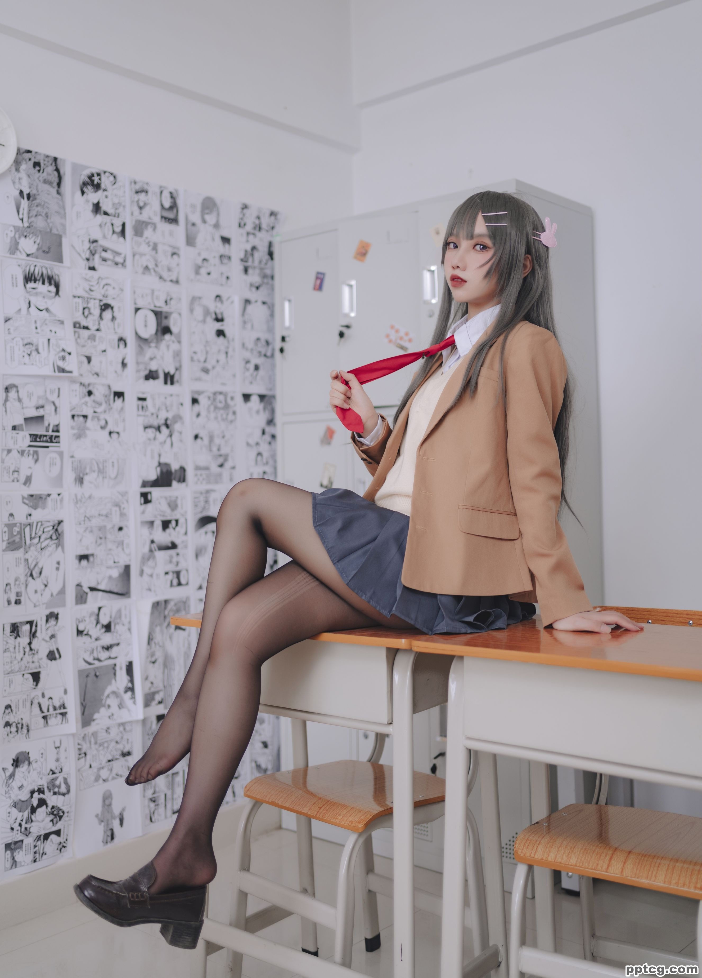 果咩酱w 麻衣校服