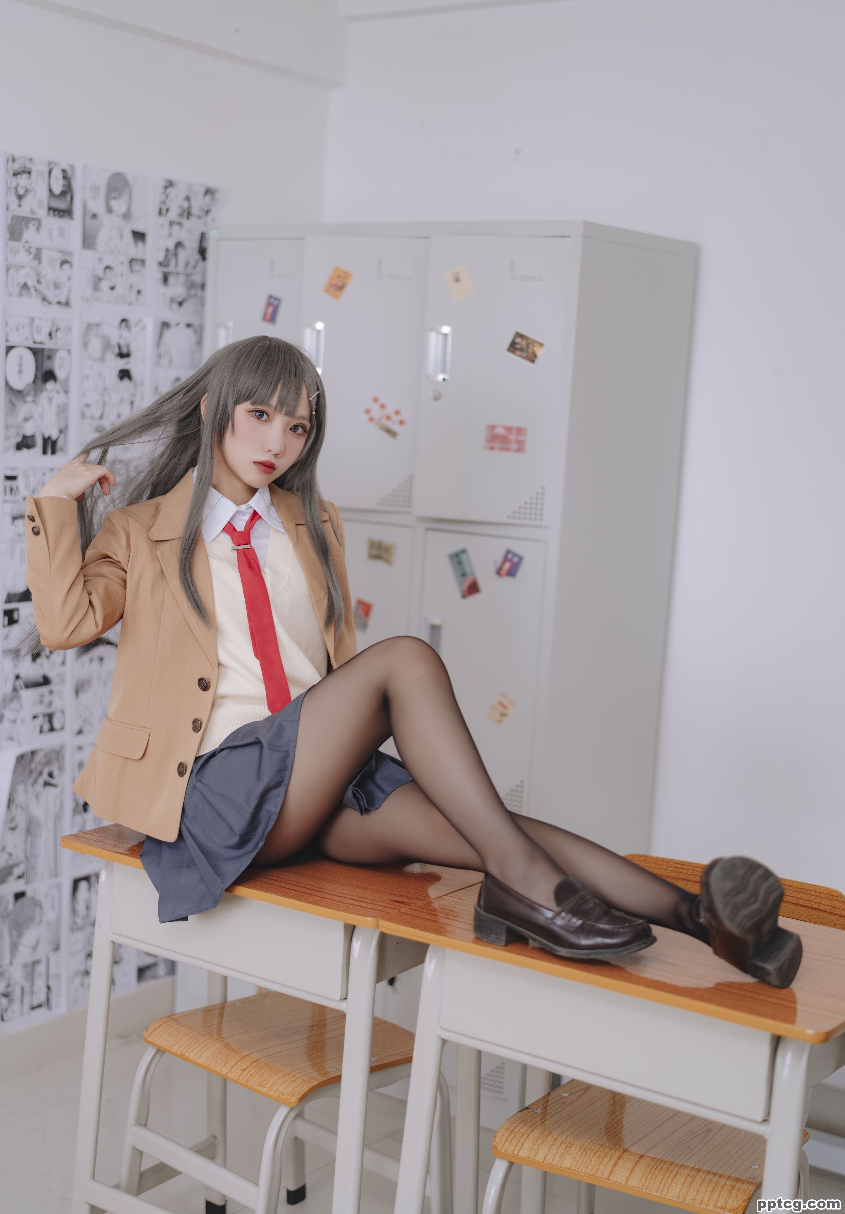 果咩酱w 麻衣校服