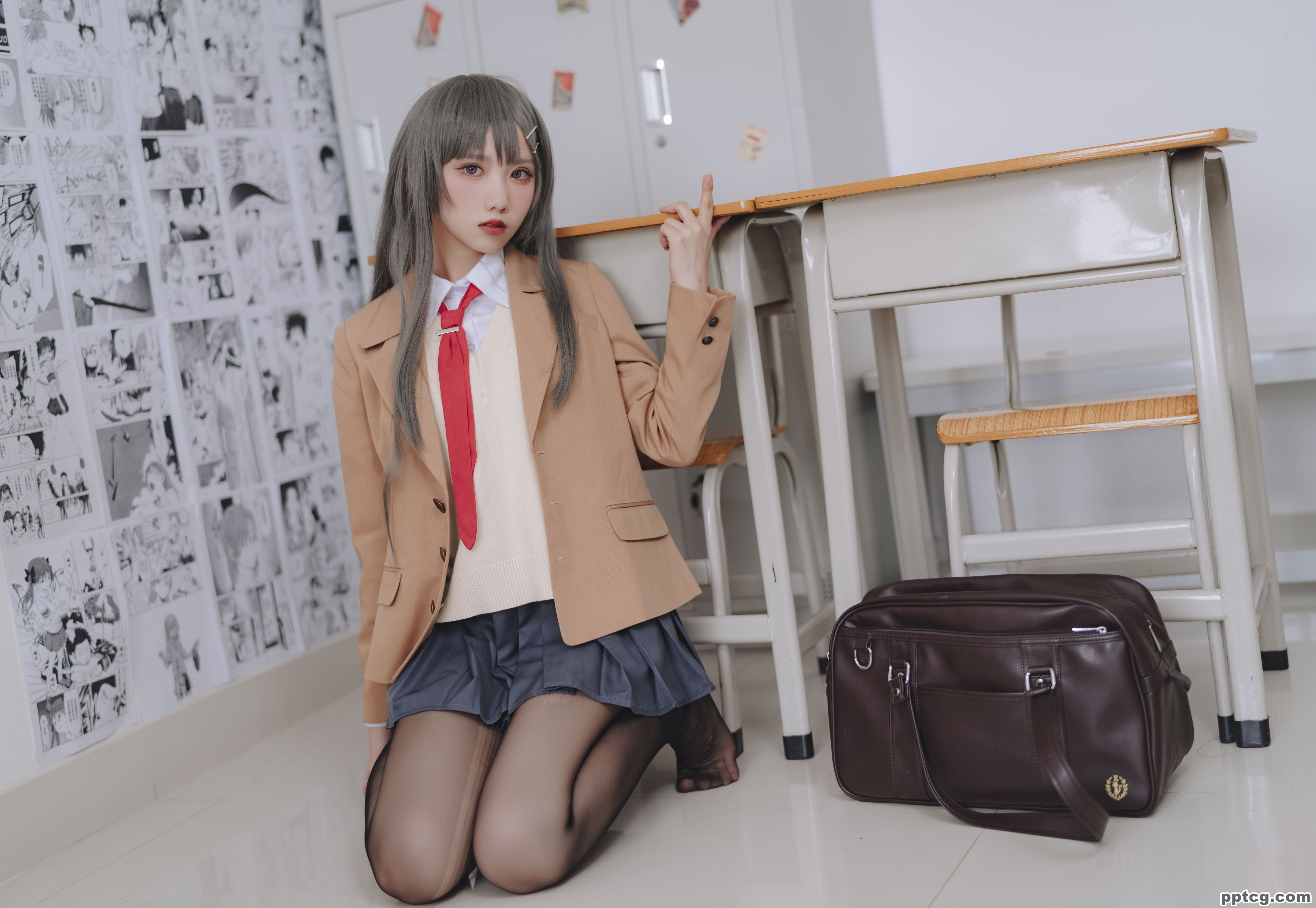 果咩酱w 麻衣校服
