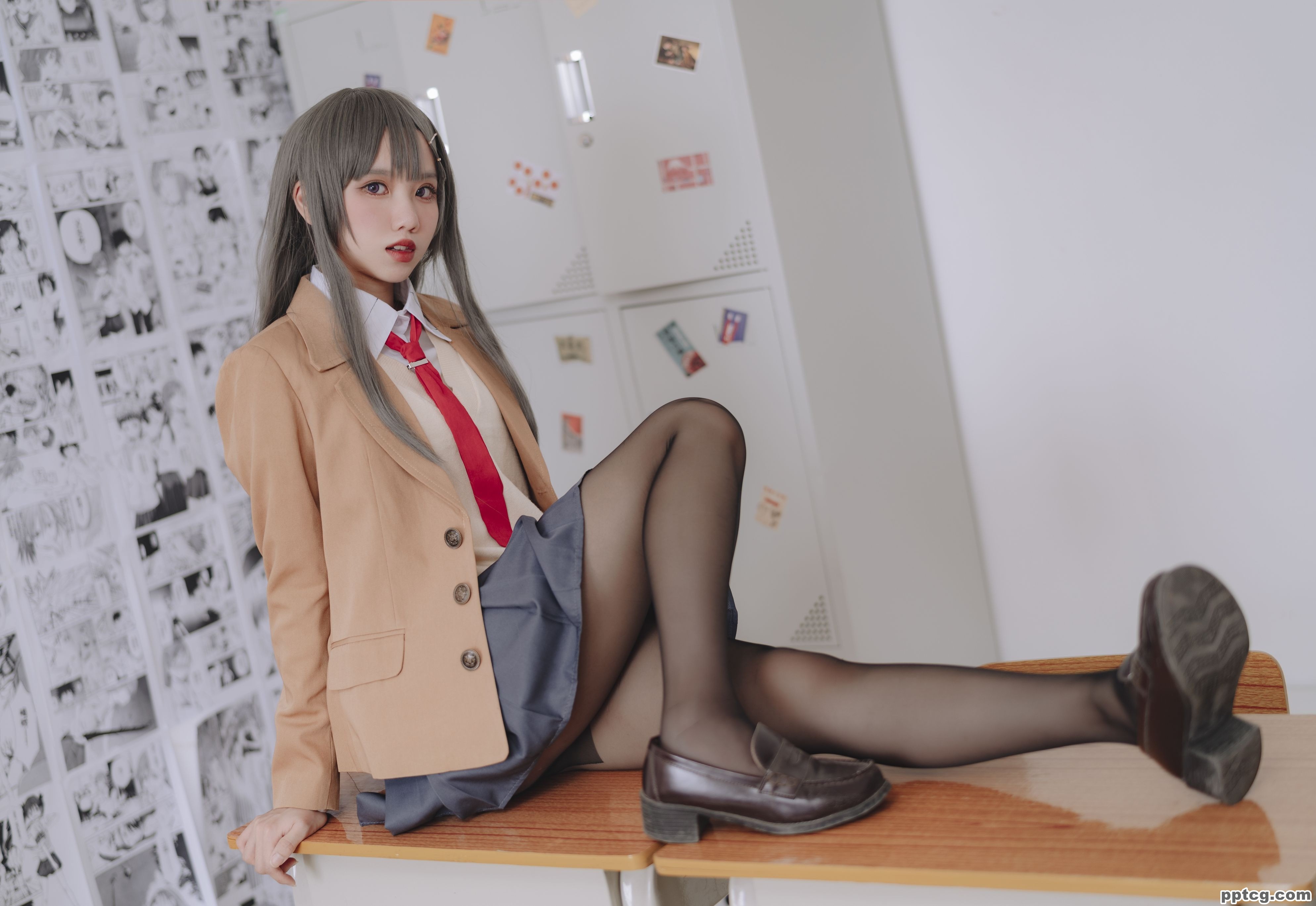 果咩酱w 麻衣校服