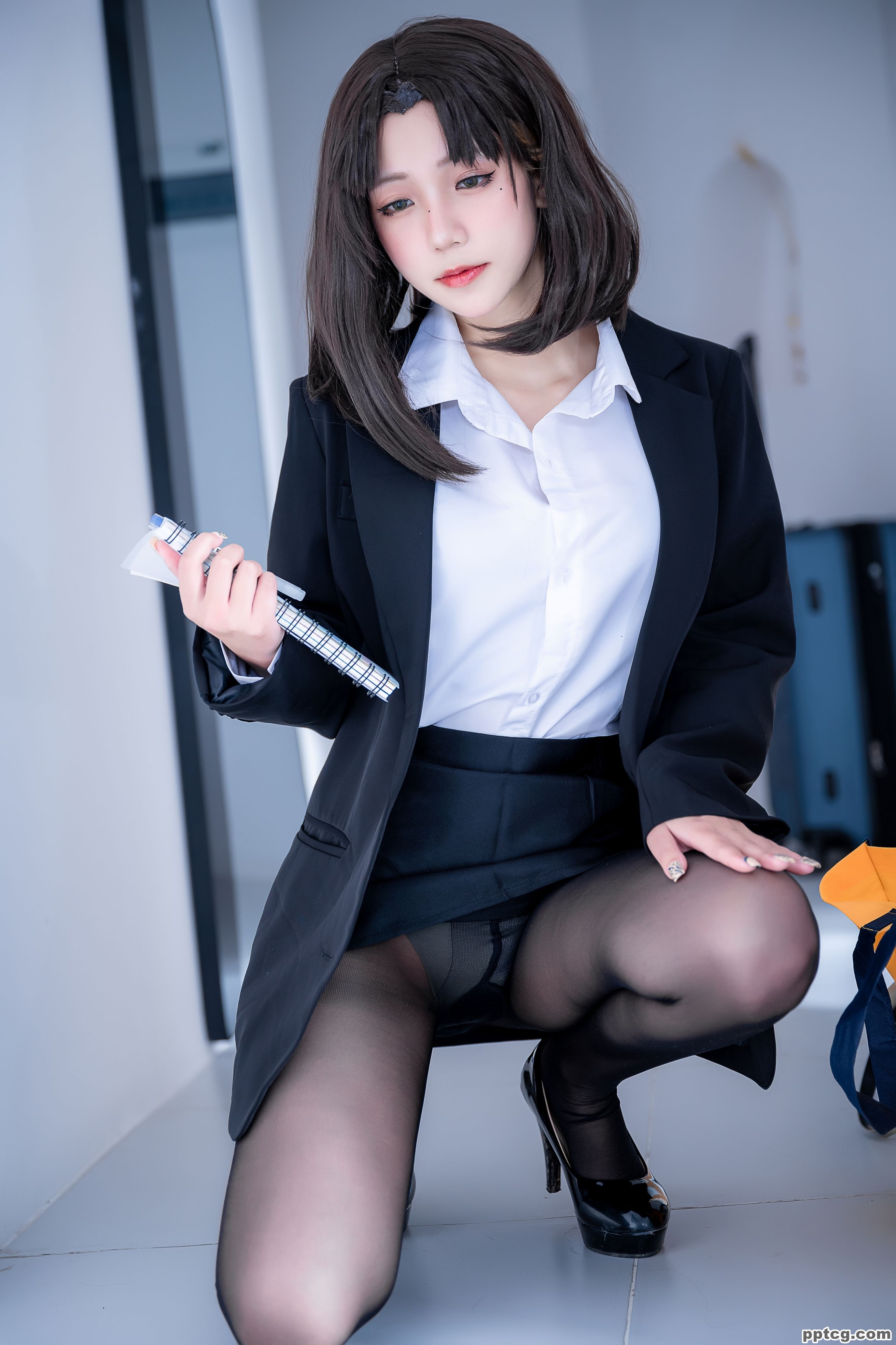 蓝小沂KiKi  OL黑丝