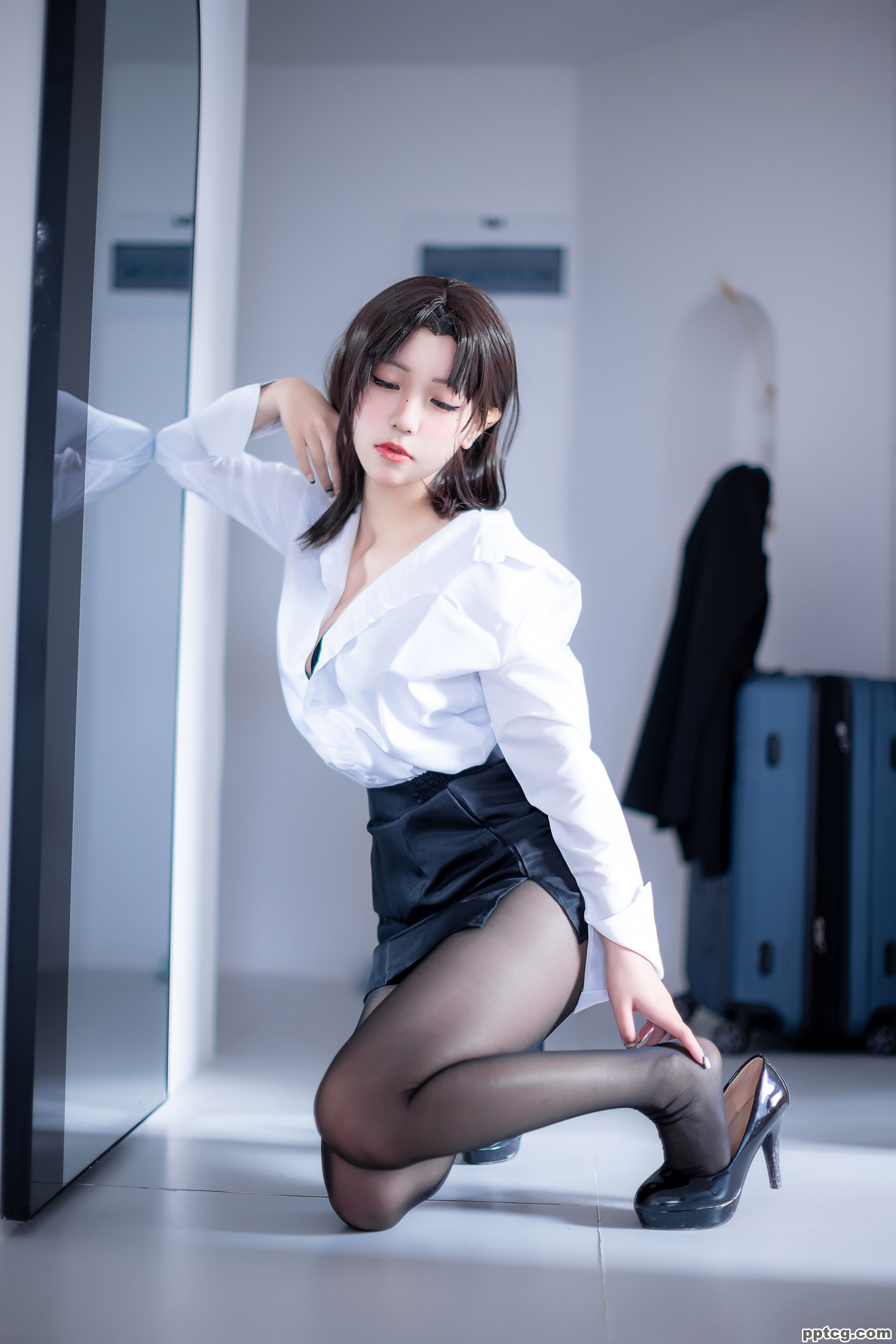 蓝小沂KiKi  OL黑丝
